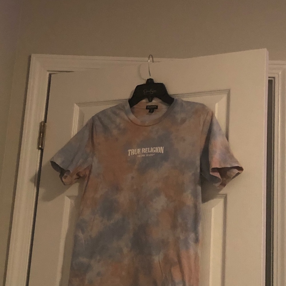 True Religion tie dyed tee shirt size XS!